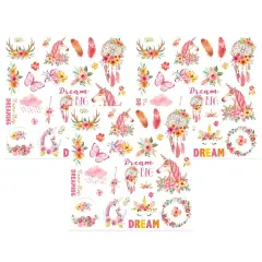 Pack of 3 - Little Birdie Ephemera Elements 60/Pkg-Boho Dreams
