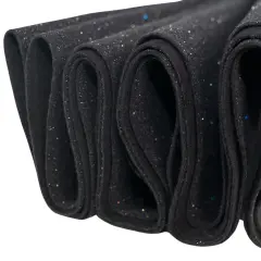 FabricLA Glitter Craft Felt | Acrylic Felt Sparkling Colors |DIY Projects & Creative Crafts | Available in Black, Red, Green, & White