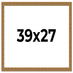 Sculpted Black Picture Frame - UV Acrylic, Backing Board, Hanging Hardware Included