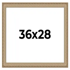 Museum Silver Picture Frame - UV Acrylic, Backing Board, Hanging Hardware Included