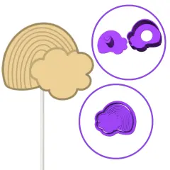 St Patricks Day Rainbow Cake Pop Mold