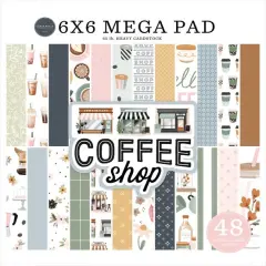 Carta Bella Coffee Shop Cardmakers 6X6 Mega Pad