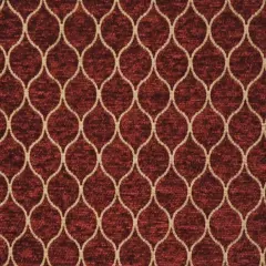 Polyester Upholstery Fabric Durable & Flame Retardant Crimson
