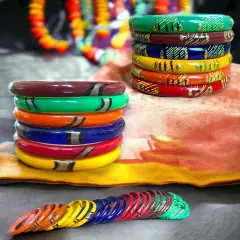 20ct Glass Bangle for Women, Baby Shower Bangles, Gold Line Bangles, Indian Bangles, Return Gifts, Valaikappu Bangles, Wedding Glass Bangle