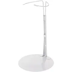 Kaiser 3101 White Adjustable Doll Stand, fits 15 to 20 inch Dolls, waist width adjusts from 3.75 to 4 inches