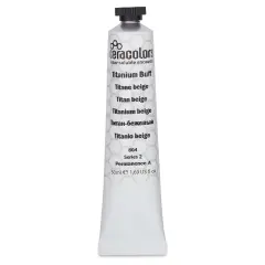 Ceracolors Waterborne Wax Paint - Titanium Buff, 50 ml