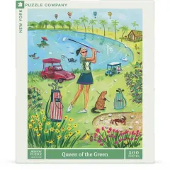 New York Puzzle Company Queen of the Green 500 Piece Piece Jigsaw Puzzle