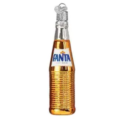 Old World Christmas 4.25 In Fanta Bottle Christmas Tree Ornament , Orange Soda