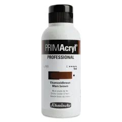 Schmincke Primacryl Professional Fluid Acrylic - Mars Brown, 250 ml bottle