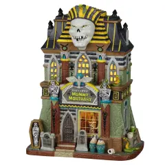 Lemax Spooky Town Halloween Village: That's A Wrap Mummy Mortuary
