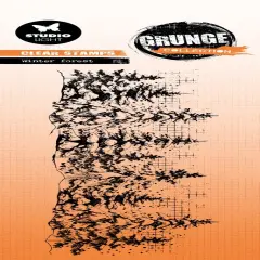 Studio Light Grunge Clear Stamp-Winter Forest