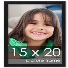 Classic Modern Grey Picture Frame - UV Acrylic, Foam Board Backing, Hanging Hardware