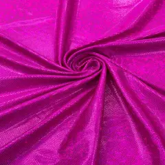 1 Yard Shiny Foggy Shattered Glass Foil Fabric 4 Way Stretch Nylon Spandex Mesh 58-60 inches width Magenta