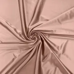 1 Yard Casino Stretch Satin Spandex Fabric Shiny for Dresses & Costumes Blush