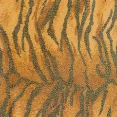 1 Yard Zebra Hologram Polyester Spandex Fabric 58/60 Inch Width Gold Holo