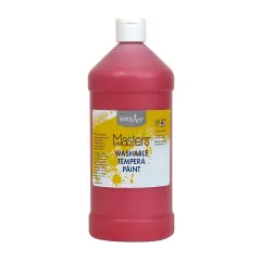 Little Masters&reg; Washable Tempera Paint, Red, 32 oz.