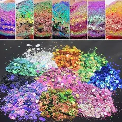 Color Shift Mixed Crafts Chunky Glitter for Tumblers