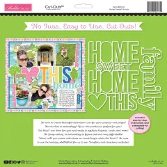 Bella Blvd Love Grows Here Cut-Outs-Home Sweet Home