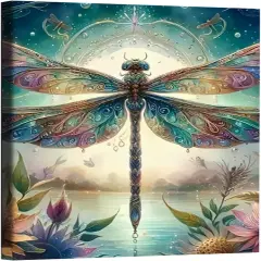 Dragonfly 5D Diamond Painting Kits for Adults Beginners,12x16 Inch