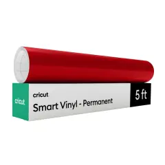 Cricut Smart Vinyl - Permanent, Red, 13 in x 5 ft(1)