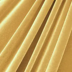 1 Yard Stretch Velvet Fabric Medium Weight Soft Sheen 4-Way Stretch Apparel 58/60" Width Gold
