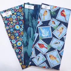 Birds Circles Teal 2 yd 12 in Last the Best End of Bolt