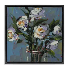 Stupell Industries Florals That Make You Smile Floating Frame By JANE SLIVKA