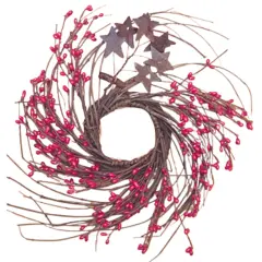 Pip & Star Twig Wreath Red