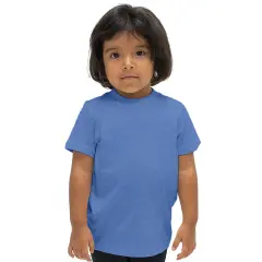 BELLA + CANVAS&reg; Toddler Crewneck Short Sleeve Jersey T-Shirt Heather true royal