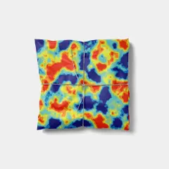 Heat Map Gift Wrap VI