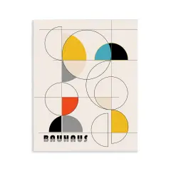 Stupell Industries Bauhaus Movement Geometrics Wall Plaque Art Design by Ioana Horvat