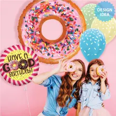 Betallic&reg; Mighty Donut Balloon 30 Inch