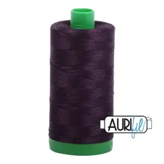 Aubergine (2570) | 40wt Large Spool (1000M / 1094Y) | Aurifil Thread