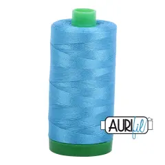 Bright Teal (1320) | 40wt Large Spool (1000M / 1094Y) | Aurifil Thread