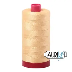 Medium Butter (2130) | 12wt Large Spool (325M / 356Y) | Aurifil Thread