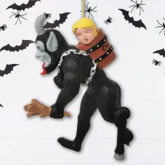 Krampus Creepy Halloween Ornament, Horror Christmas Tree Resin Decoration