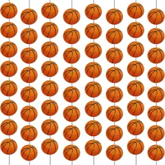 12 PCS Basketball Banners Basketball Happy Birthday Party Hanging Swirl Sport Party Garland Kit for Boys Kids Teenagers Men B-day Photo Prop Basketball Team Slam Dunk Birthday Baby Shower Party Decor