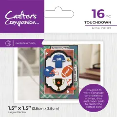 Crafter's Companion Modern Man Metal Die-Touchdown