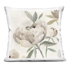 Stupell Industries Lustrous Peonies in Neutrals Indoor Pillow, 18 x 7 x 18