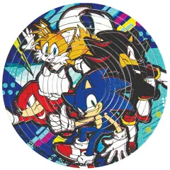 Spin Flip Puzzle: Sonic Speed - 12 Rings - 2-In-1: Double-Sided Puzzle, Spin-Flip-Solve, 360 Degress Of Puzzling, Licensed, Adults & Kids Ages 8+