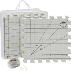 9 Extra Thick Blocking Board Mats for Knitting w/Grids