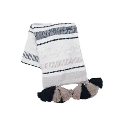 Barton Dune Onyx Throw Blanket