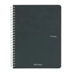 Fabriano Ecoqua Original Spiral-Bound Notebook, A5, 70 Sheets Dark Green