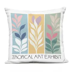 Stupell Industries Tropical Jungle Exhibit Outdoor Pillow, 18 x 7 x 18