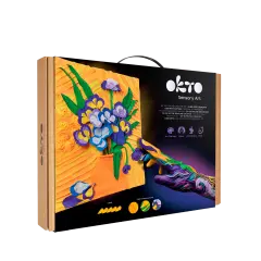 OKTO Sensory Art 3D Painting &ldquo;Irises&rdquo; &ndash; 11.8&rdquo; x 15.7&rdquo; Canvas Kit