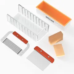 Premium Acrylic Soap molds Making Kit - Craft Exquisite DIY Soaps with Precision (Hard Soap Cutter Kit)