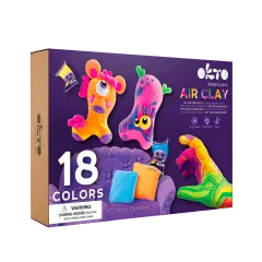 OKTO Air Clay Set for Creativity &ndash; 18 Colors