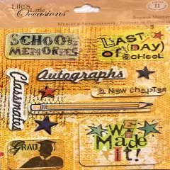 K & Company Life's Little Occasions Last Day Of High School Sticker Medley