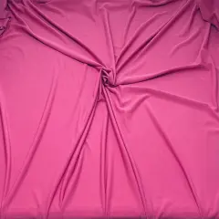 1 Yard Premium ITY Knit Solid Fabric Smooth Stretch Drapey Material for Apparel 58 60 Inch Width DK Fuchsia