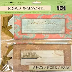 K & Company Tim Coffey Travel Luggage Journal Pockets